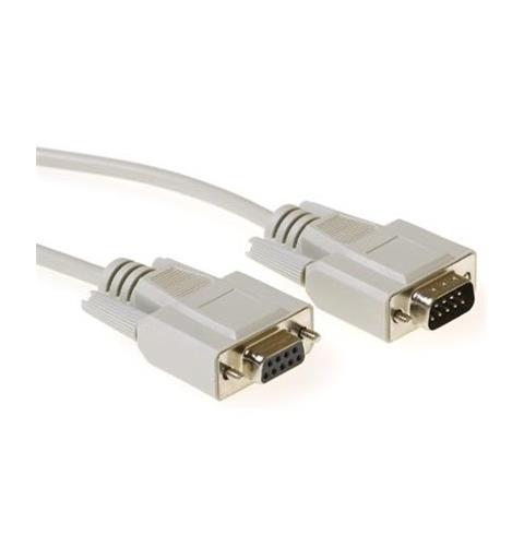 Seriellkabel RS232, 1.0m DB 9-pin han til DB 9-pin hun